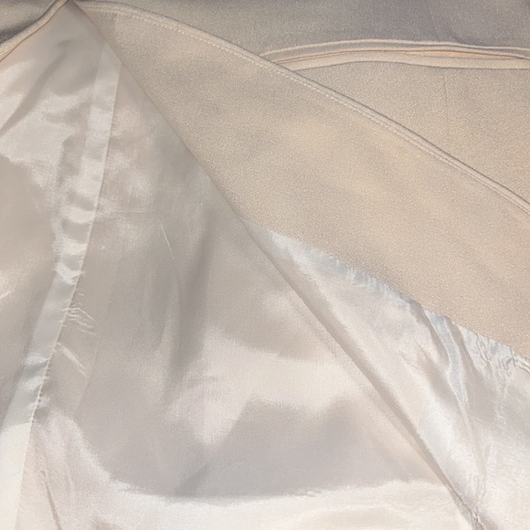 Laura Leigh Ltd ivory cream 100% Silk mother of Pearl single buttons Sz 10 - Picture 7 of 9